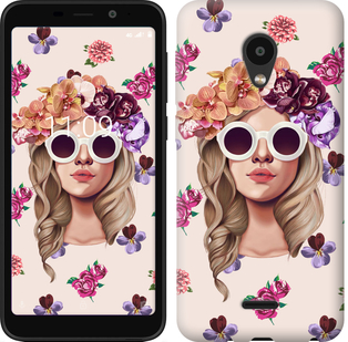 

Чохол Дівчина з квітами v2 на Meizu C9 690580