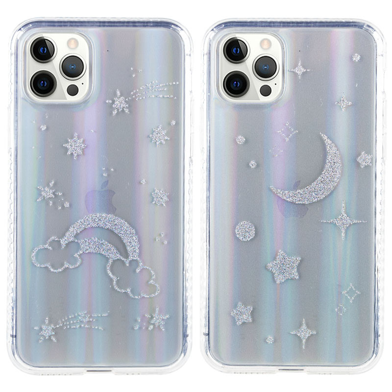 TPU+Glass чохол Aurora Space на Apple iPhone 12 Pro / 12 (6.1")