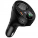 АЗП FM модулятор Hoco E88 Star cigarette lighter 35W (2USB-C) (Black)