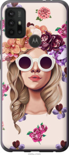 

Чохол Дівчина з квітами v2 на Motorola Moto G20 1233977