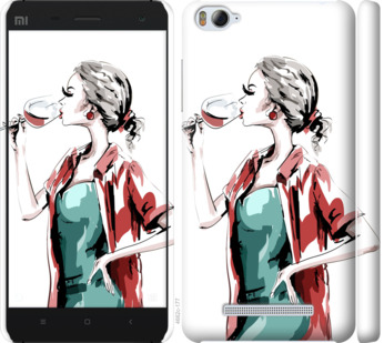 

Чехол Девушка с бокалом для Xiaomi Mi 4c 841693