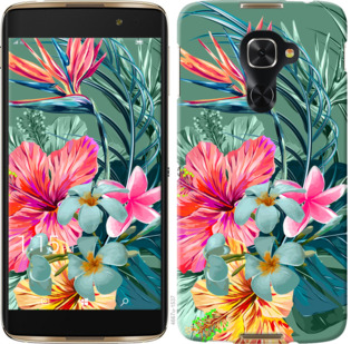 

Чехол Тропические цветы v1 для Alcatel Idol 4 Pro 924297