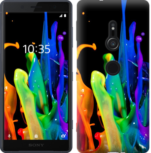 

Чехол брызги краски для Sony Xperia XZ2 H8266 654558