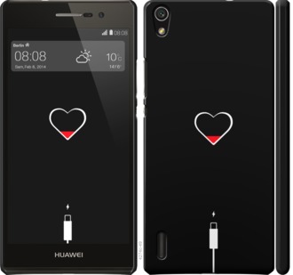

Чохол Подзарядка сердца для Huawei Ascend P7 721409