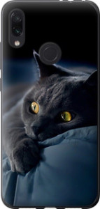 Чехол Дымчатый кот для Xiaomi Redmi Note 7 Pro