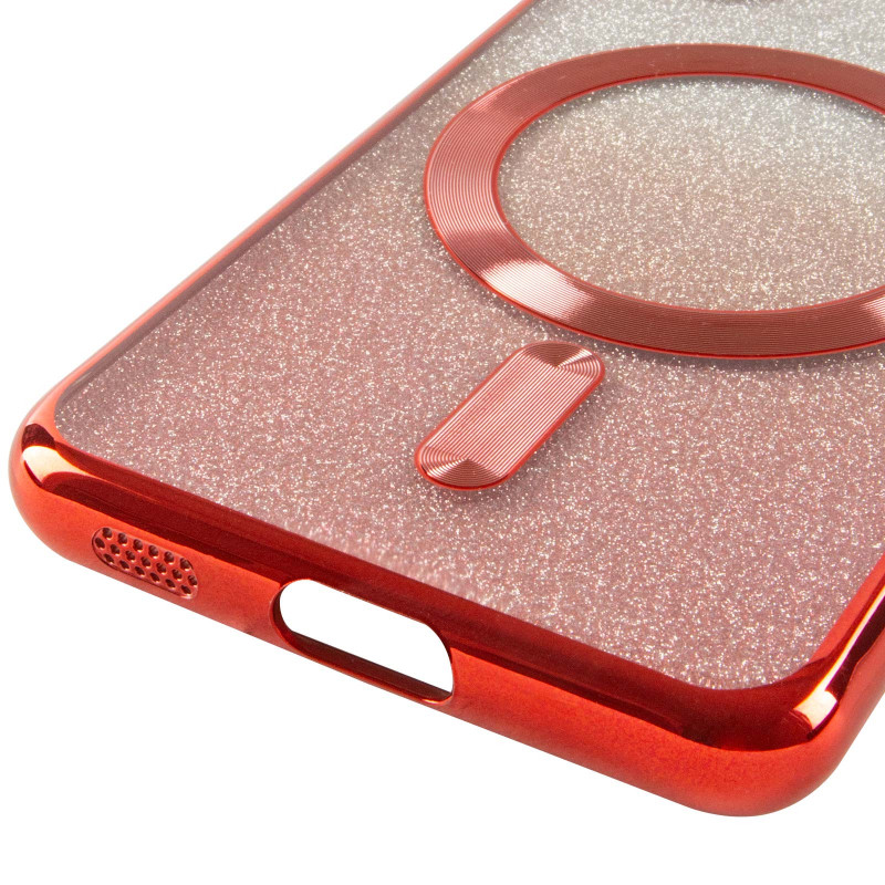 TPU чехол Delight case with Magnetic Safe с защитными линзами на камеру для Samsung Galaxy S21 FE (Красный / Red) в магазине vchehle.ua