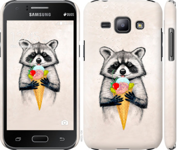 

Чохол Єнотик з морозивом на Samsung Galaxy J1 J100H 801021