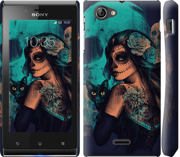 

Чехол Fantasy girl для Sony Xperia J ST26i 641657