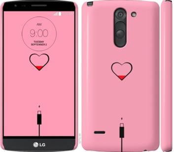 

Чехол Подзарядка сердца1 для LG G3 Stylus D690 730174
