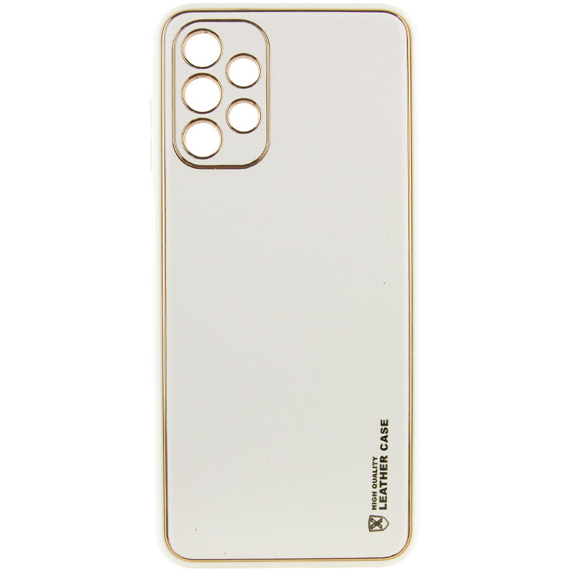 Кожаный чехол Xshield для Samsung Galaxy A13 4G (Белый / White)