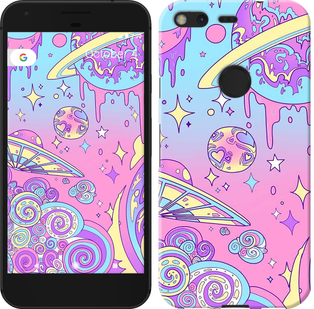 

Чехол Розовая галактика для Google Pixel 633679