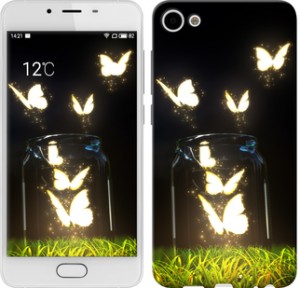 Чехол Бабочки для Meizu U10