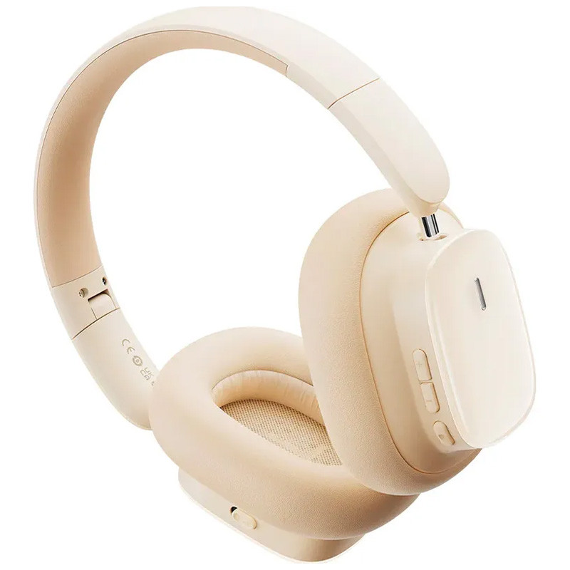 Фото Накладные беспроводные наушники Baseus Bowie H1i Noise-Cancellation (A00050402) (Stellar White) в магазине vchehle.ua