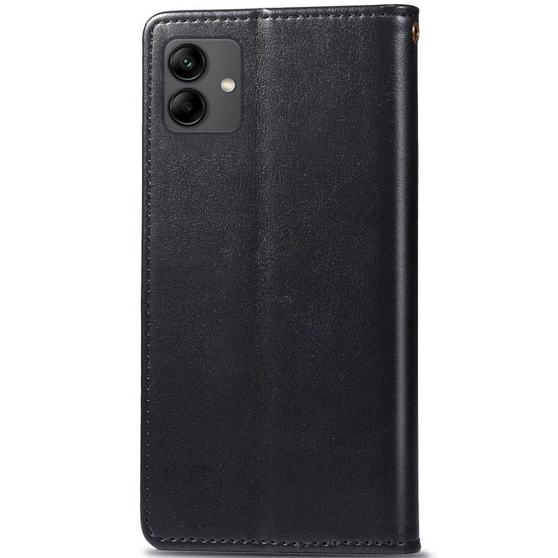 Фото Шкіряний чохол книжка GETMAN Gallant (PU) для Samsung Galaxy A04 (Чорний) на vchehle.ua