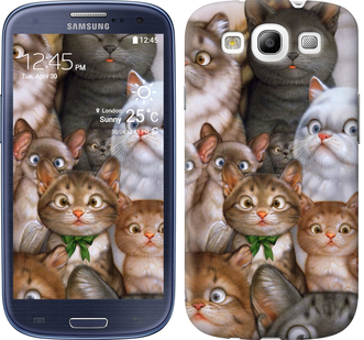 

Чехол коты для Samsung Galaxy S3 Duos I9300i 476308