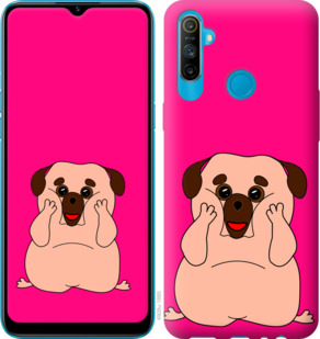 

Чохол Веселий мопс на Realme C3 933596