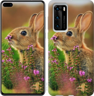 

Чехол Кролик и цветы для Huawei P40 934375