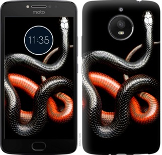 

Чехол Красно-черная змея на черном фоне для Motorola Moto G7 Power 706097