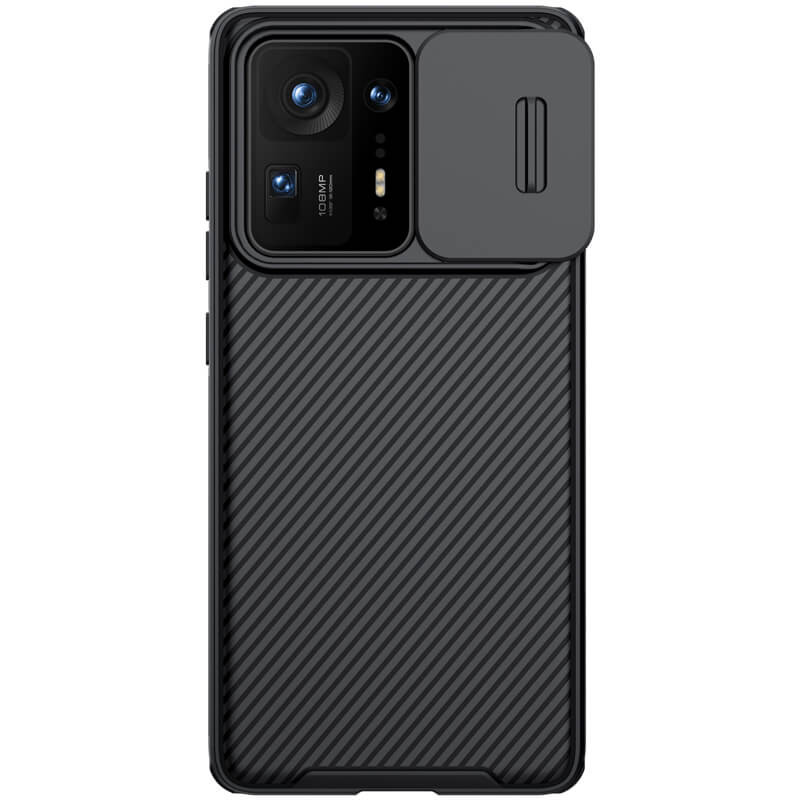 Карбоновая накладка Nillkin Camshield (шторка на камеру) для Xiaomi Mix 4 (Черный / Black)