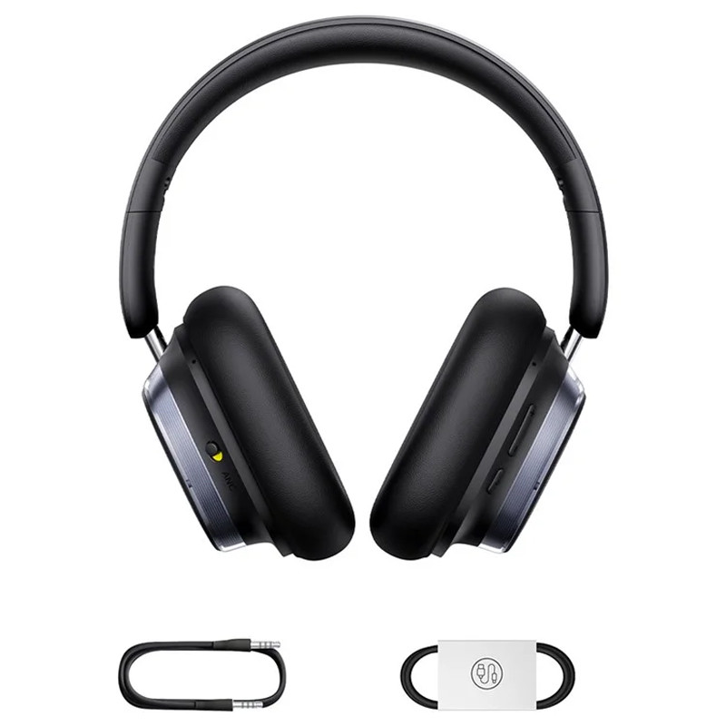 Фото Накладные беспроводные наушники Baseus Bowie H1s Noise-Cancellation (A00075301) (Cluster Black) в магазине vchehle.ua