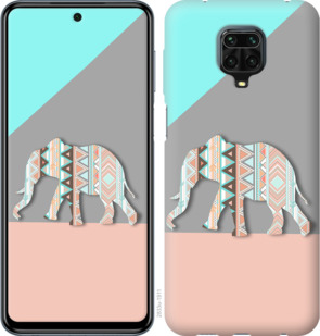 

Чохол Візерунчастий слон для Xiaomi Redmi Note 9 Pro 934293