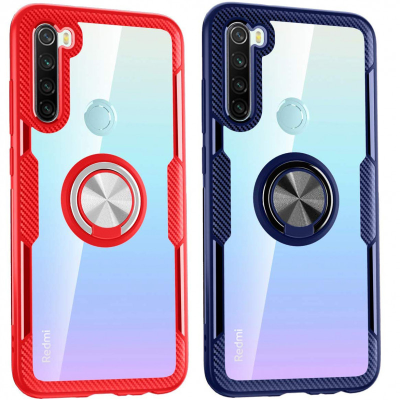 TPU+PC чехол Deen CrystalRing for Magnet (opp) для Xiaomi Redmi Note 8T