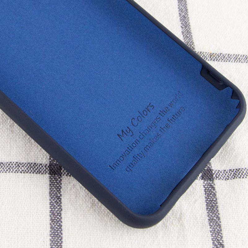 Фото Уценка Чехол Silicone Cover Full without Logo (A) для Oppo A53 / A32 / A33 (Дефект упаковки / Синий / Midnight blue) на vchehle.ua