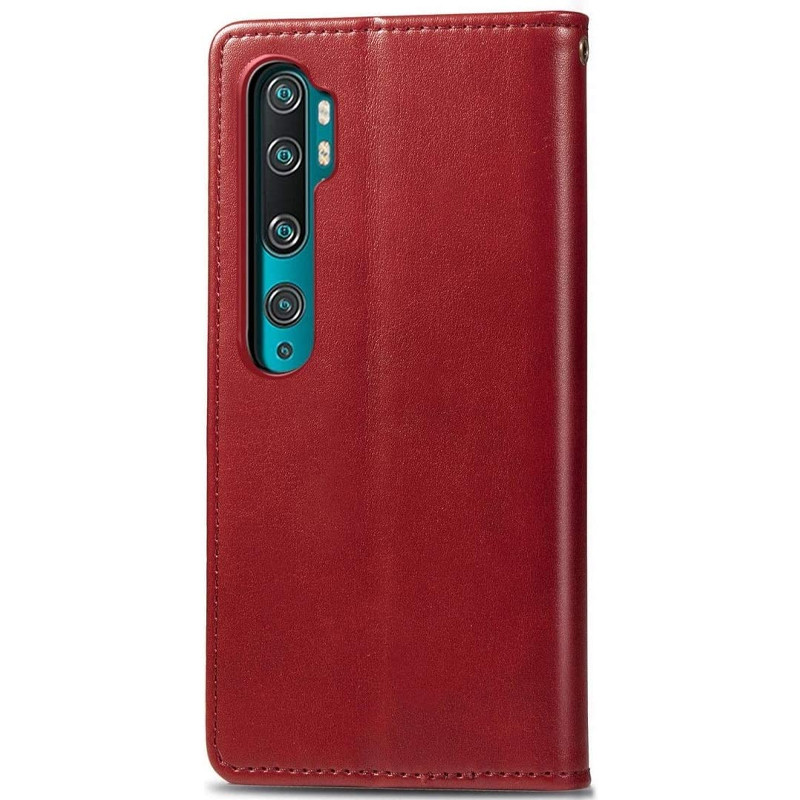 Купити Шкіряний чохол-книжка GETMAN Gallant (PU) для Xiaomi Mi Note 10 / Note 10 Pro / Mi CC9 Pro (Червоний) на vchehle.ua