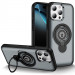 TPU+Textured PC Magnet для Apple iPhone 15 Pro Max (6.7") (Grey)