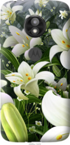 Чехол Белые лилии для Motorola Moto E5 Play