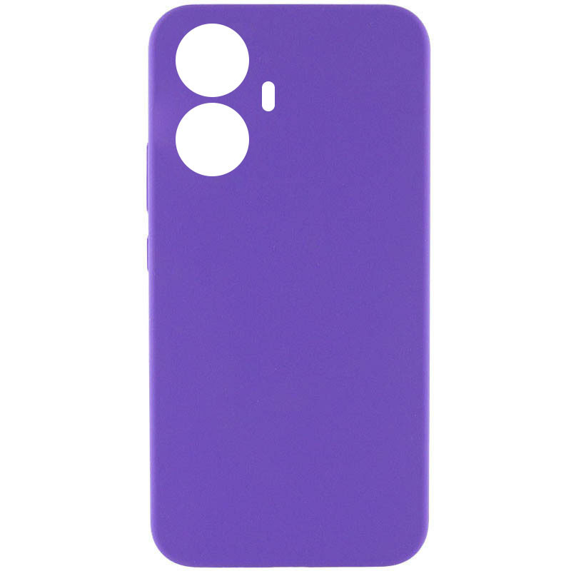 Чохол Silicone Cover Lakshmi Full Camera (AAA) на Realme 10 Pro+ (Фіолетовий / Amethyst)