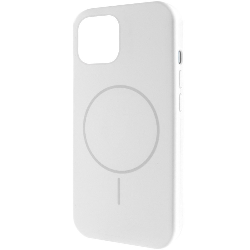 Чохол Silicone Case Full Protective (AA) NO LOGO with Magnetic Safe на Apple iPhone 11 Pro Max (6.5") (Білий / White)