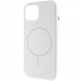 Чохол Silicone Case Full Protective (AA) NO LOGO with Magnetic Safe на Apple iPhone 11 Pro Max (6.5") (Білий / White)