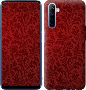 

Чехол Чехол цвета бордо для Realme 6 919981