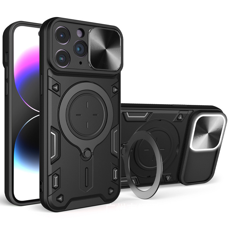 Удароміцний чохол Bracket case with Magnetic на Apple iPhone 11 Pro (5.8") (Black)