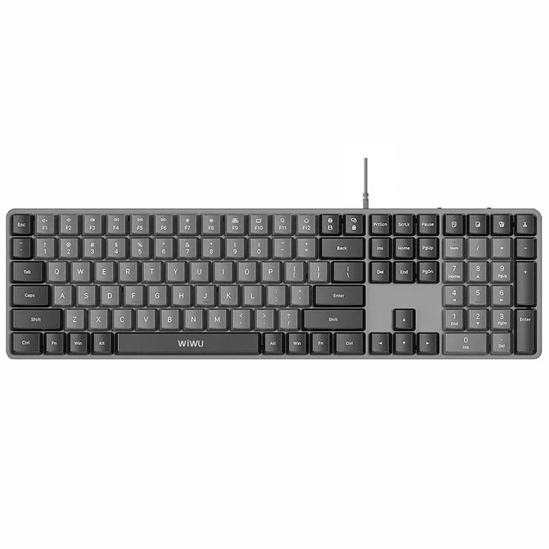 Проводная клавиатура WIWU KB-01 Wired Keyboard for laptop (Black)