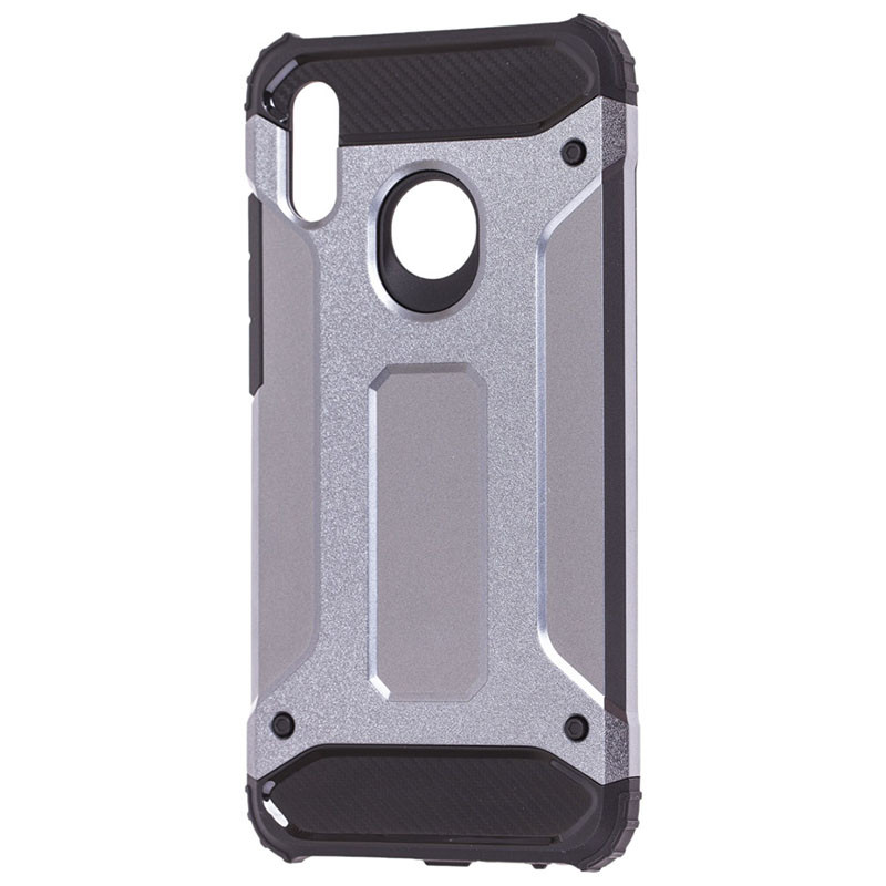 

Броньований протиударний TPU+PC чохол SPIGEN (HC) на Huawei P Smart (2019) (Сірий) 681806