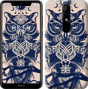 

Чохол Узорчата сова на Nokia 5.1 Plus 878202