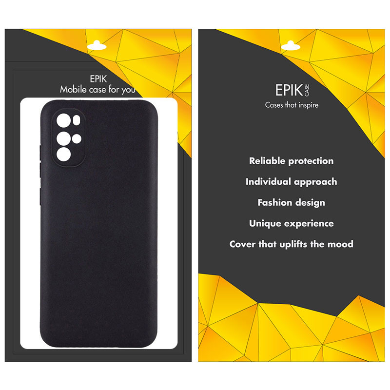 Фото Чехол TPU Epik Black Full Camera для Motorola Moto G22 (Черный) на vchehle.ua