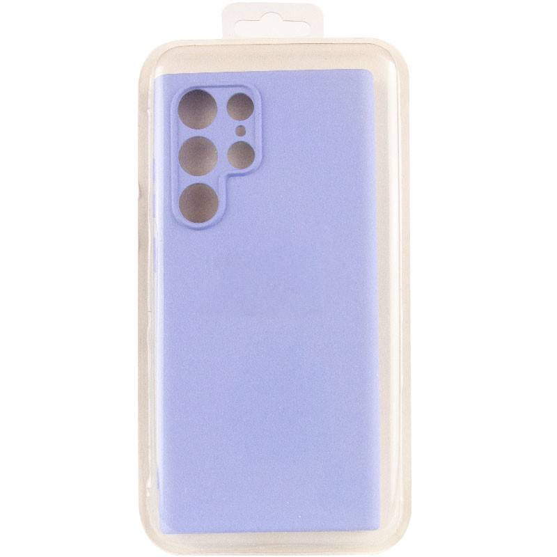 Купити Чохол Silicone Cover Lakshmi Full Camera (A) на Samsung Galaxy S23 Ultra (Бузковий / Dasheen) на vchehle.ua