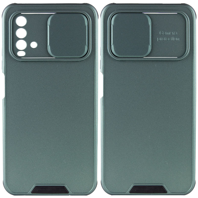 

TPU+PC чохол Lens series для Xiaomi Redmi Note 9 4G (Зелений) 1213113