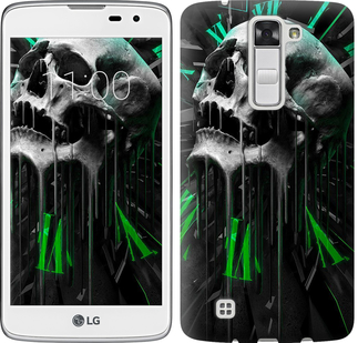 

Чохол Череп-годинник на LG K8 K350E 352863