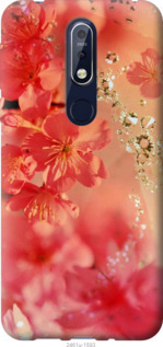 

Чехол Розовые цветы для Nokia 6 325002