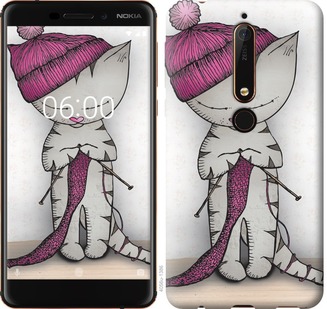 

Чохол Кішка рукодільниця на Nokia 6.1 689335