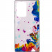 TPU+Glass чохол Diversity на Samsung Galaxy Note 20 Ultra (Stains multicolored)