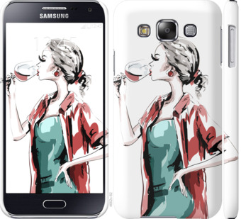 

Чохол Дівчина з келихом на Samsung Galaxy E5 E500H 841356