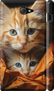 Чехол Котики 2 для Sony Xperia M2 D2305