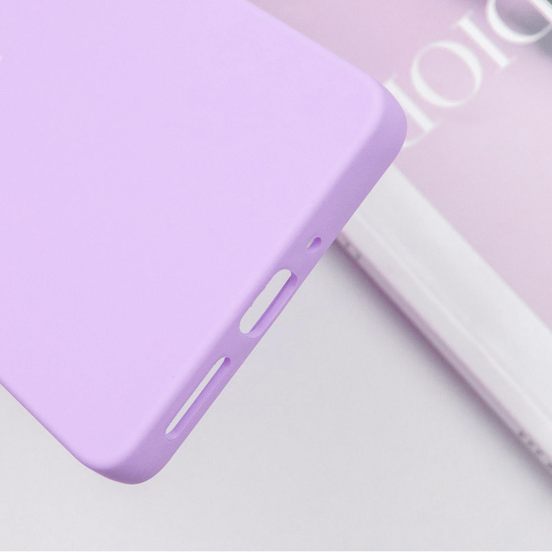 Замовити Чохол Silicone Cover Full Camera (AA) на Xiaomi Redmi Note 13 Pro 4G / Poco M6 Pro 4G (Бузковий / Lilac) на vchehle.ua