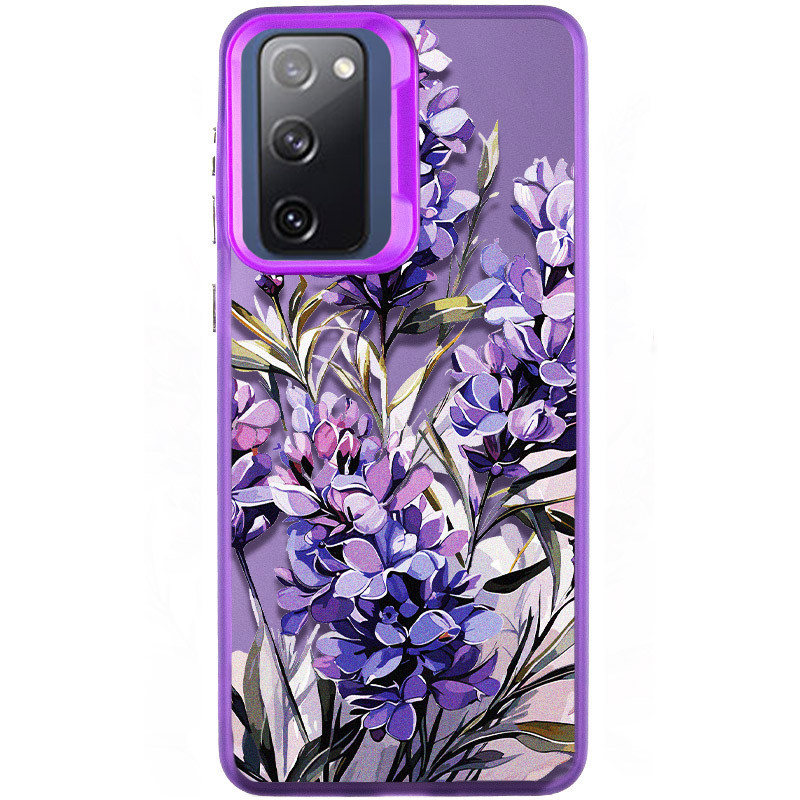 TPU+PC чехол TakiTaki Magic glow для Samsung Galaxy S20 FE (Lavender / Purple)