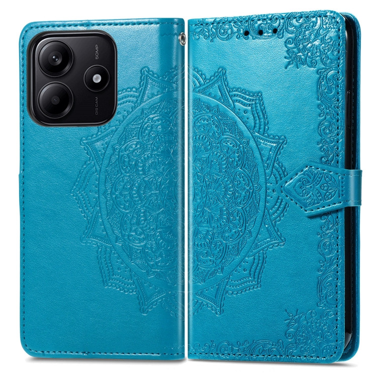 Фото Шкіряний чохол (книжка) Art Case з візитницею на Xiaomi Redmi Note 14 (Синій) в маназині vchehle.ua